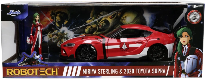Машина металлическая Jada "Роботех" Toyota Supra с фигуркой Мирии Стерлинг 1:24 (4006333084492) - изображение 12