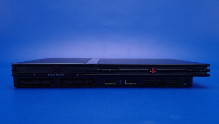 Набор Консоль Sony PlayStation 2 Slim SCPH-7xxx Chip Black Б/У + Геймпад Проводной RMC + Карта Памяти 16MB + Адаптер HDMI - Фото 4 Набор Консоль Sony PlayStation 2 Slim SCPH-7xxx Chip Black Б/У + Геймпад Проводной RMC + Карта Памяти 16MB + Адаптер HDMI - изображение 4