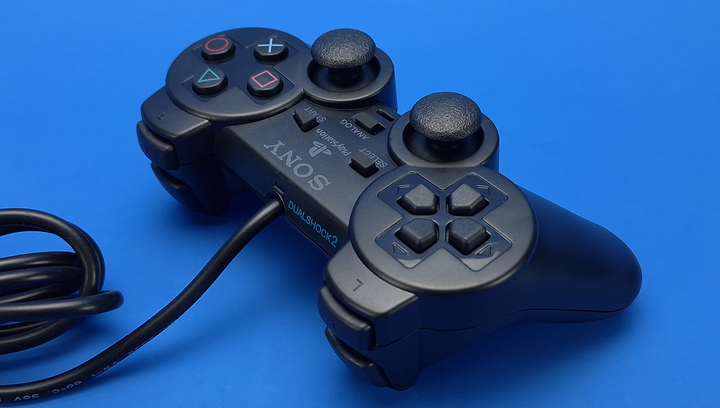 Геймпад Дротовий Sony PlayStation 2 SCPH-10010 DualShock 2 Black 2.5m Б/У - Фото 3 Геймпад Дротовий Sony PlayStation 2 SCPH-10010 DualShock 2 Black 2.5m Б/У - зображення 3