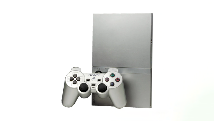 Консоль Sony PlayStation 2 Slim SCPH-9xxx Chip Silver Б/У