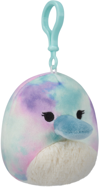 Плюшевий брелок Squishmallows Brindall - Rainbow Tie-Dye Platypus W/White Belly (196566406957) - зображення 5