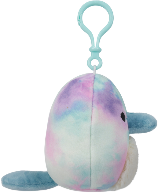 Плюшевий брелок Squishmallows Brindall - Rainbow Tie-Dye Platypus W/White Belly (196566406957) - зображення 6