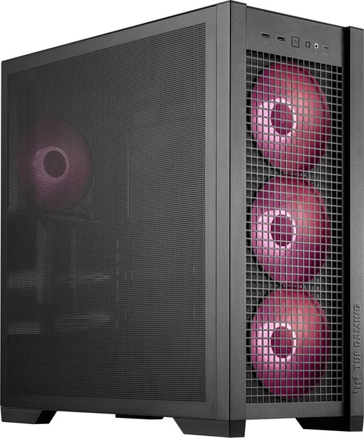 Корпус Asus TUF Gaming GT302 TG ARGB Black (OBUASUOBU0025) - зображення 5