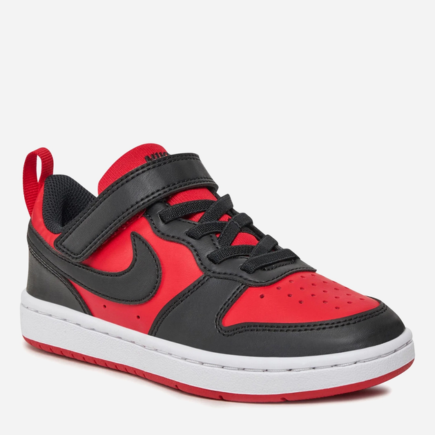 Подростковые кеды для мальчика Nike Court Borough Low Recraft (Ps) DV5457-600 35 (3Y) Red/White/Black (0196968174379) 