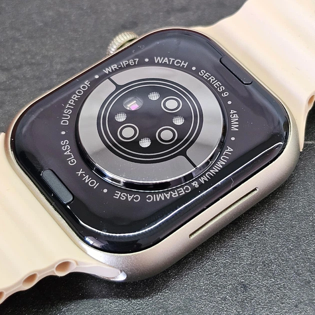 Смарт-часы Smart Watch W&O X9 Pro2 Amoled+IP67 45mm укр меню с функцией звонка Золото - Фото 6 Смарт-часы Smart Watch W&O X9 Pro2 Amoled+IP67 45mm укр меню с функцией звонка Золото - изображение 6