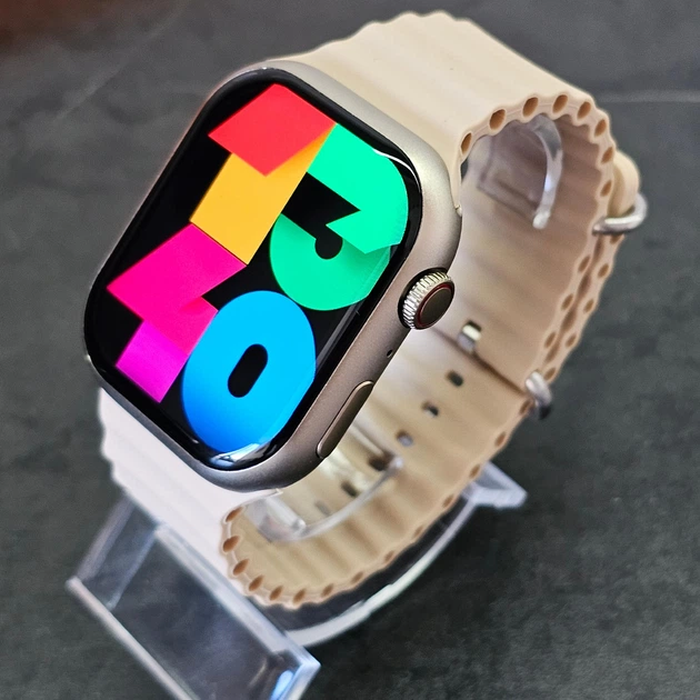 Смарт-годинник Smart Watch W&O 9 X9 Pro Amoled+IP67 45mm укр меню з функцією дзвінка Золото - зображення 7