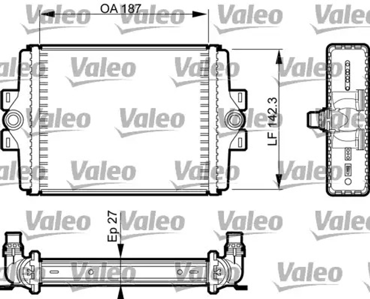 Радіатор охолодження двигуна BMW 4, VALEO (735467) - зображення 1