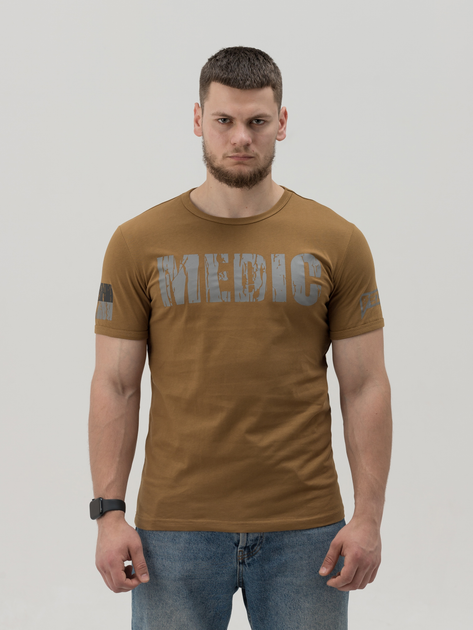 Тактична футболка BEZET Medic 10125 2XL Койот (2000105901101) - зображення 1