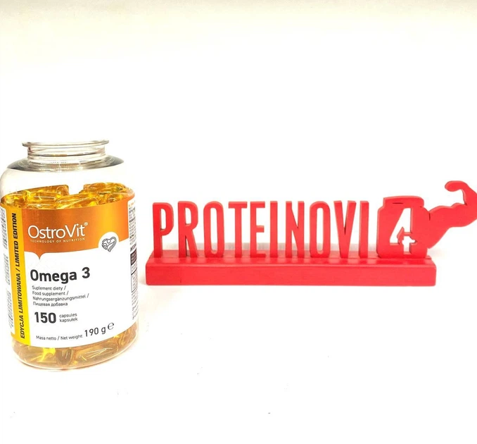 Омега 3 OstroVit Omega3 150 капсул, жирные кислоты - изображение 6