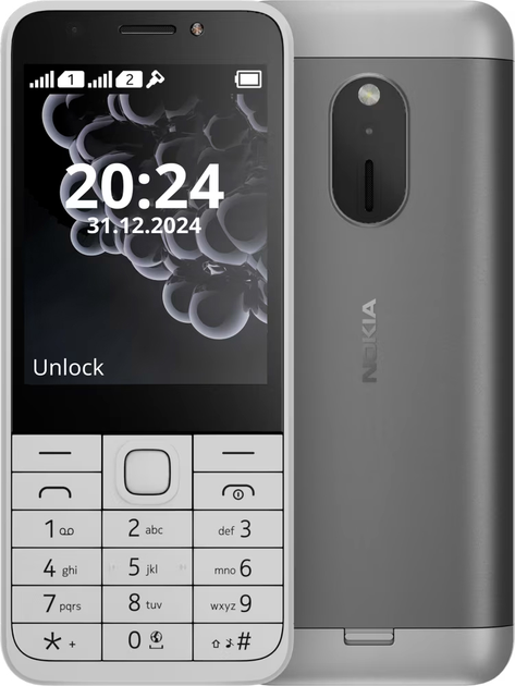 Мобільний телефон Nokia 230 (2024) White (6438409094896) - зображення 1