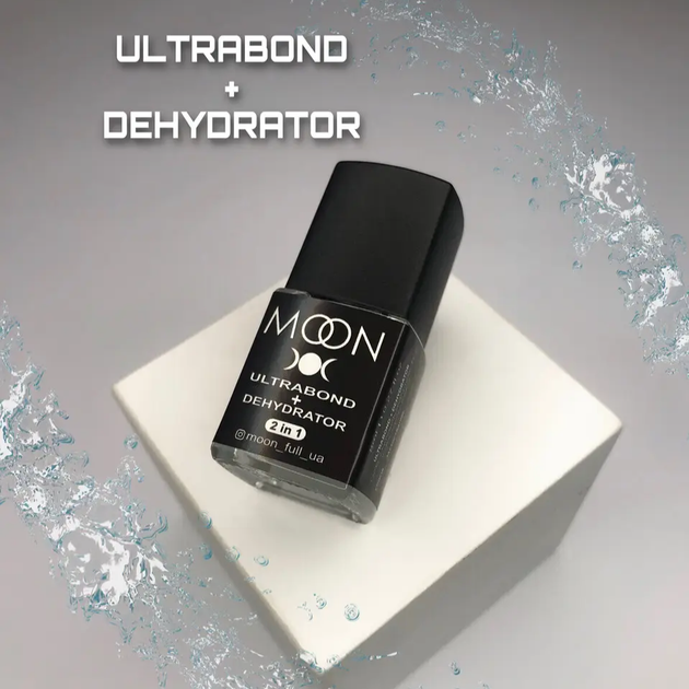 Праймер бескислотный + дегидратор Moon Full Ultrabond Dehydrator 2в1, 8 мл - Фото 3 Праймер бескислотный + дегидратор Moon Full Ultrabond Dehydrator 2в1, 8 мл - изображение 3
