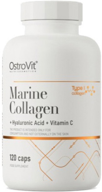 Морской коллаген OstroVit Collagen Marine 120 капс - изображение 2