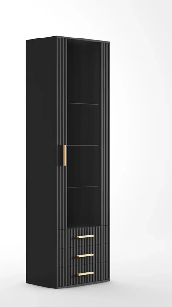 Вітальня комплект Verona 2 Artos Design Чорний Польща (ламінована ДСП/ламінована МДФ) - зображення 4