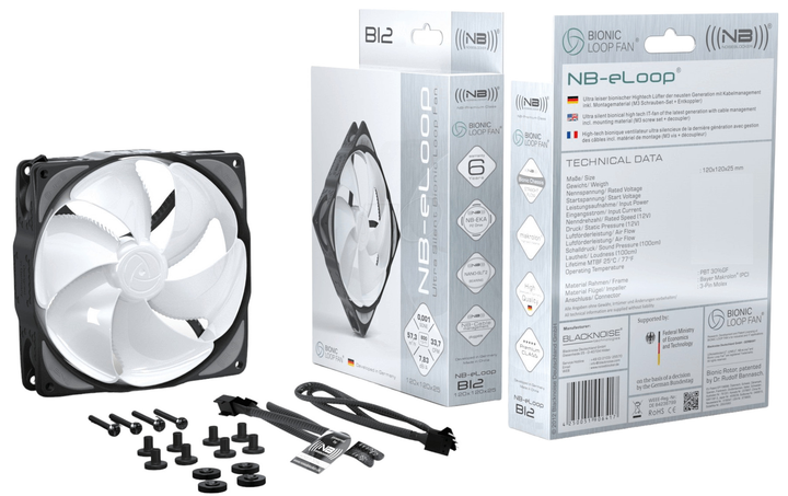 Кулер Noiseblocker NB-eLoop Fan B12-3 120 мм (ITR-B12-3) - изображение 3