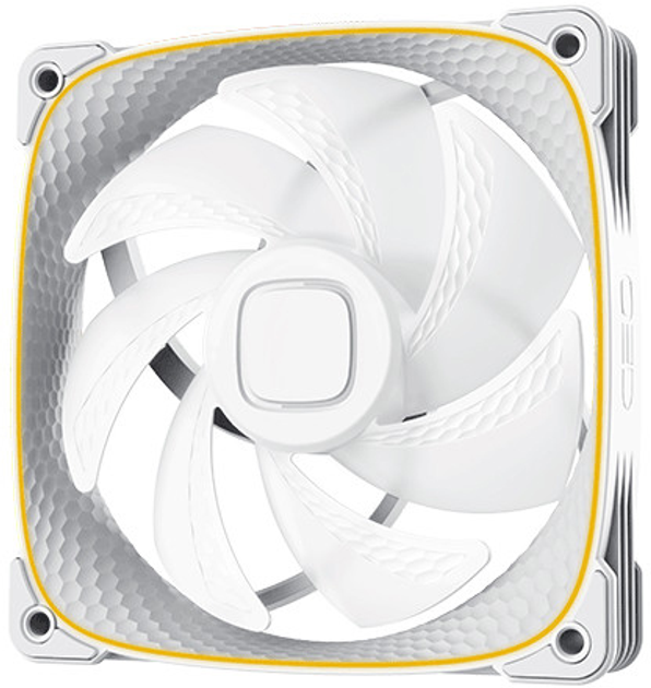 Кулер Geometric Future Squama 2503 RGB 120 mm - 3 шт. White (LUGF-008) - изображение 5