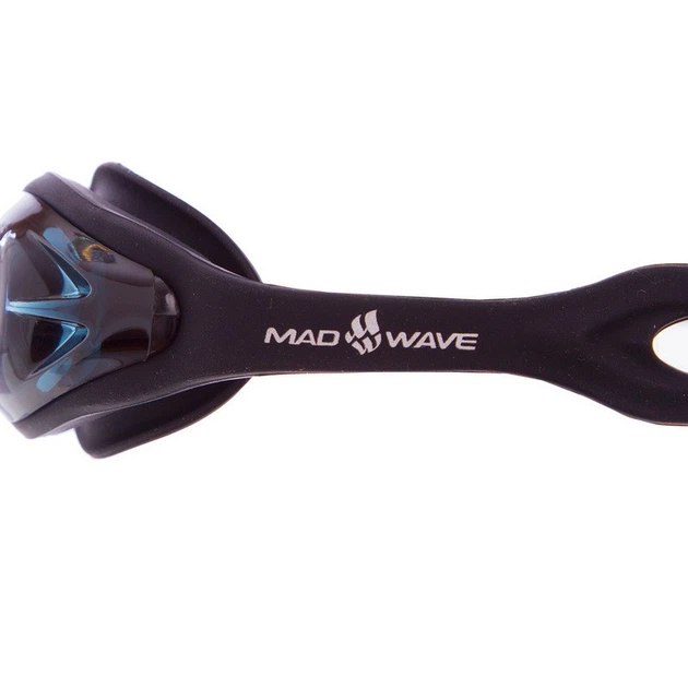 Очки для плавания тренировочные Mad Swim 042713 Black-Grey - изображение 3