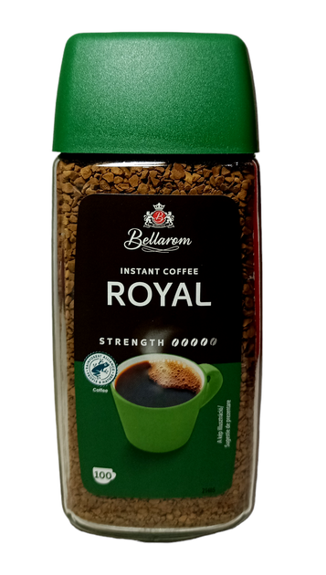 Кава Bellarom Royal (Green) розчинна сублімована в скляній банці 200 г (58870) - Фото 1 Кава Bellarom Royal (Green) розчинна сублімована в скляній банці 200 г (58870) - изображение 1