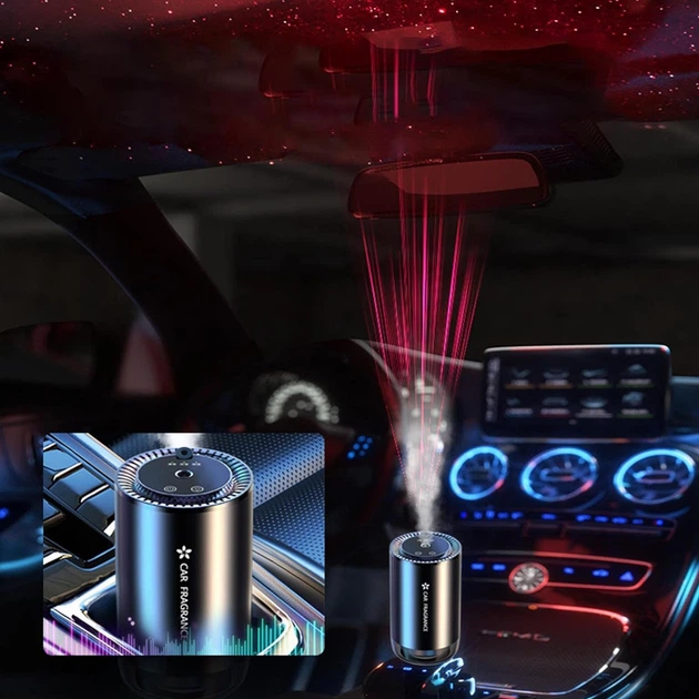 Розумний автомобільний ароматизатор повітря з проекцією Aroma 300mAh, 50 мл - зображення 2