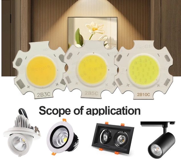 Сверхяркий светодиод COB на подложке d=20мм led 3w 9-12v белый теплый - изображение 4