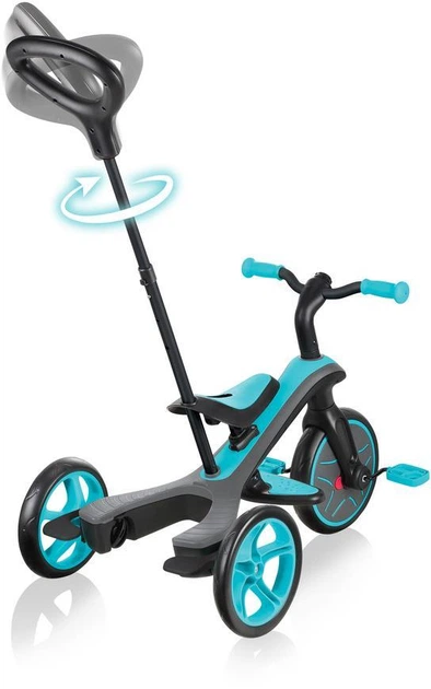 Детский 3-колесный велосипед Globber Explorer Trike 4 в 1 Teal, 632-105-3 - изображение 3