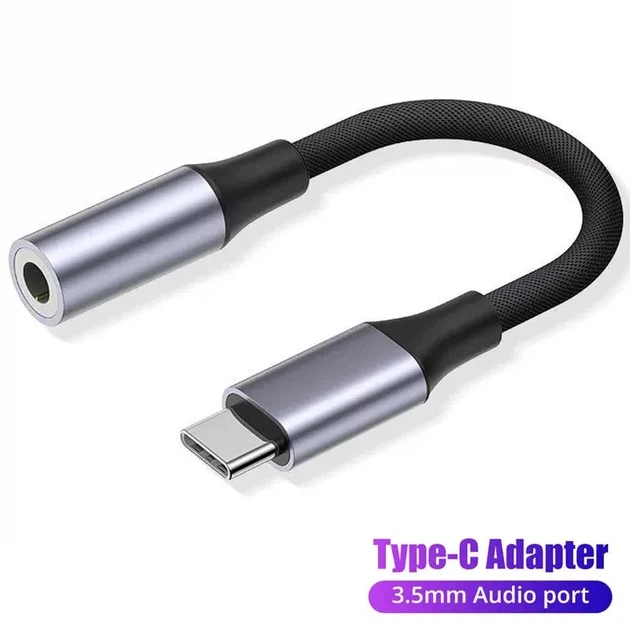 おすC Кабель аукс Mini-jack 3.5 mm на Type-C переходник адаптер на USB-C