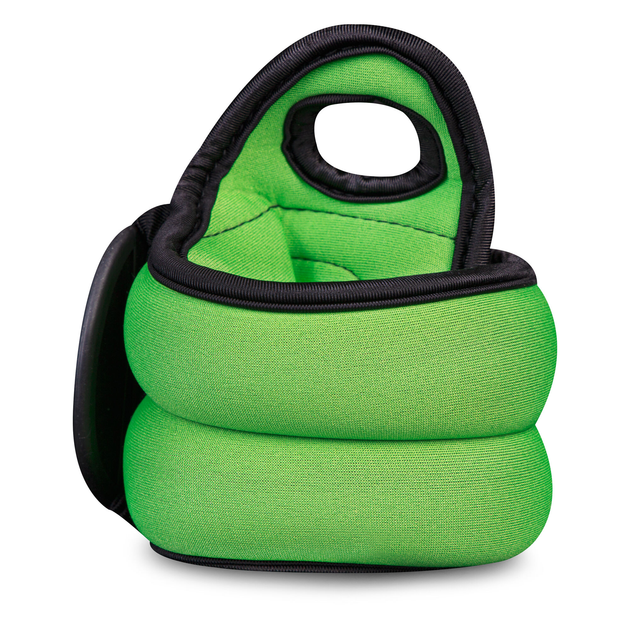 Обтяжувачі для рук Spokey Com Form IV 2 x 1 kg Green (920911) - зображення 3