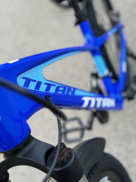 Велосипед Titan 26" Stricker 2024 Рама-14" blue-light blue - изображение 13