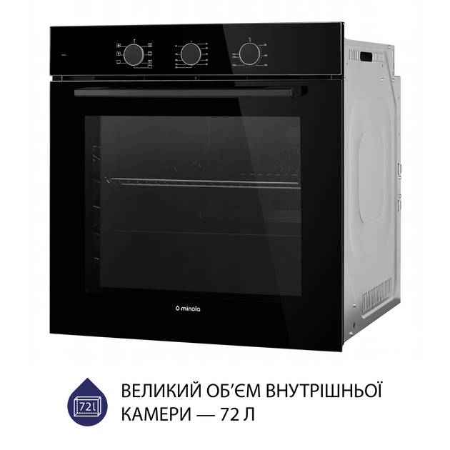 Духова шафа електрична Minola EO 675 BL - зображення 2
