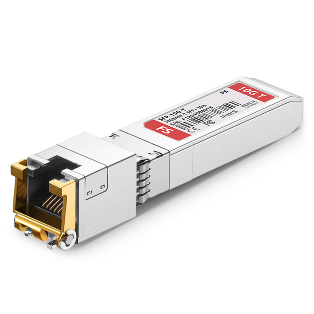 Оптический модуль 10G RJ-45 SFP+ 10GBASE-T Copper 30m (FS SFP-10G-T ...