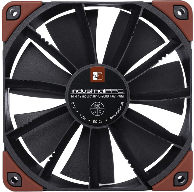 Кулер Noctua NF-F12 iPPC-2000 IP67 PWM 120 мм - зображення 4