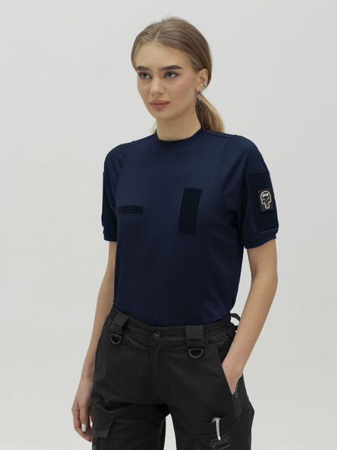 Тактична футболка жіноча BEZET 10350 XS Синя (ROZ6501032296) - зображення 1