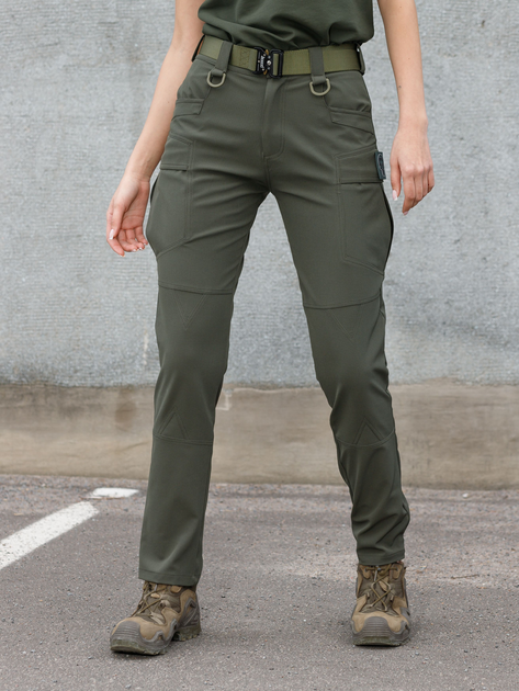 Тактичні штани жіночі BEZET Капелан 10614 L Хакі (ROZ6501032356) - зображення 1