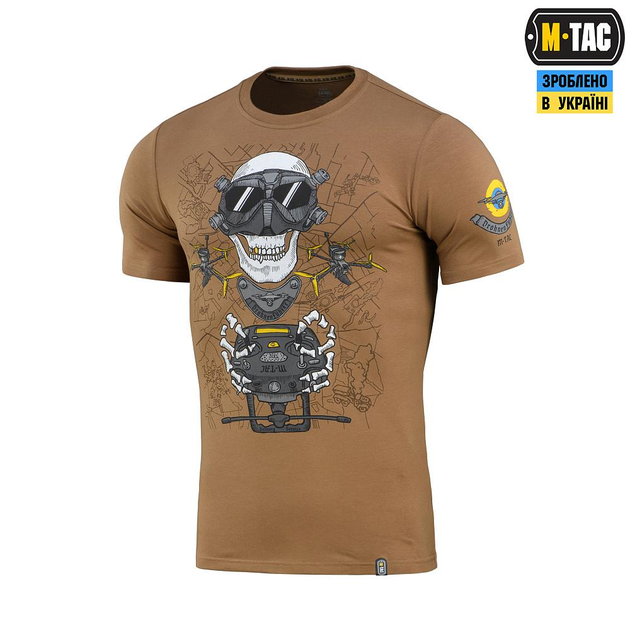 Тактическая футболка M-Tac Drohnenführer Coyote Brown койот XS - изображение 1