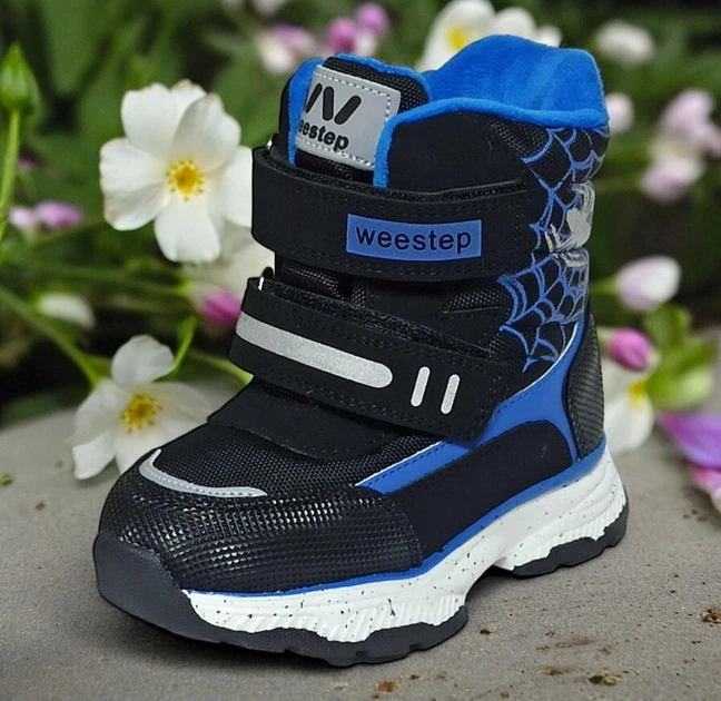 Ботинки зимние на овчине для мальчика Weestep 57232ВК 24 (стелька 15,3см) черные - Фото 2 Ботинки зимние на овчине для мальчика Weestep 57232ВК 24 (стелька 15,3см) черные - изображение 2