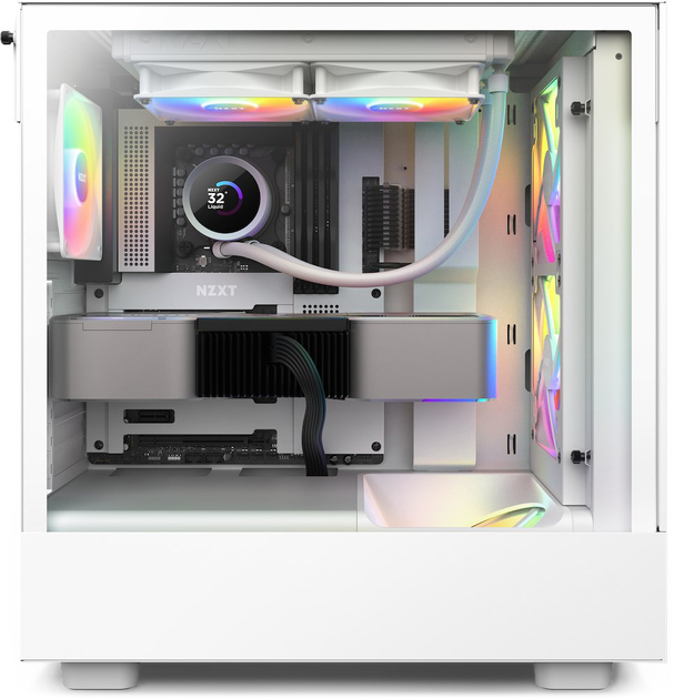 Система рідинного охолодження NZXT Kraken 240 RGB All-in-one White (RL-KR240-W1) - зображення 5