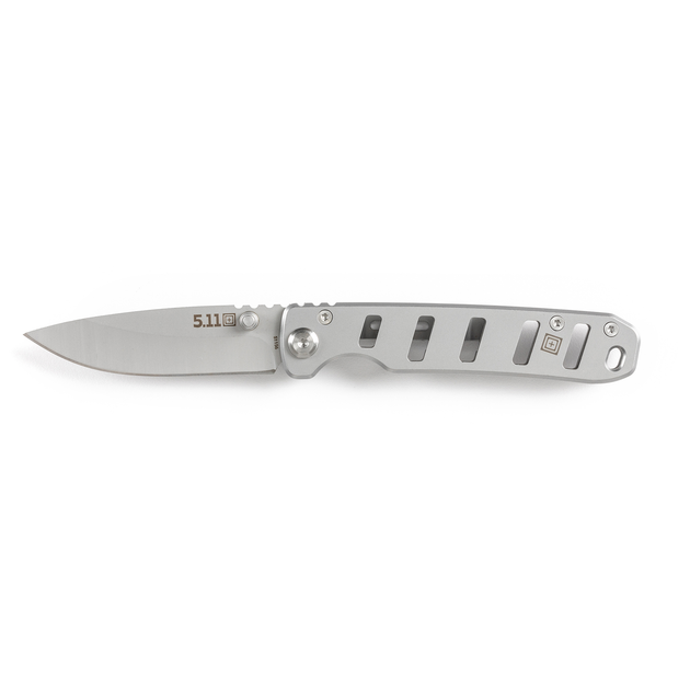 Ніж 5.11 Tactical Base 3DP Knife Tumbled Steel (51156-988) - изображение 2