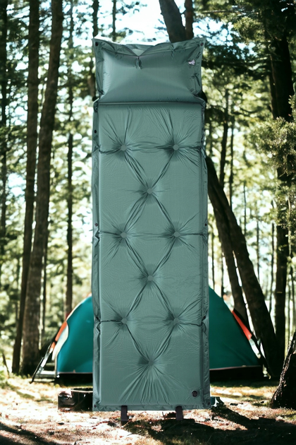 Mata samopompująca SportVida SV-LN0002 180 x 60 cm Green (5903949201802) - obraz 7