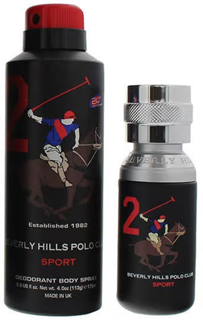 Zestaw męski Beverly Hills Polo Club Sport Two Woda toaletowa 100 ml + Dezodorant 175 ml (6291107166568) - obraz 2