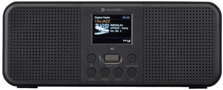 Radio GoGEN DAB 800 BTC Czarny (GOG-DAB800BTC) - obraz 1