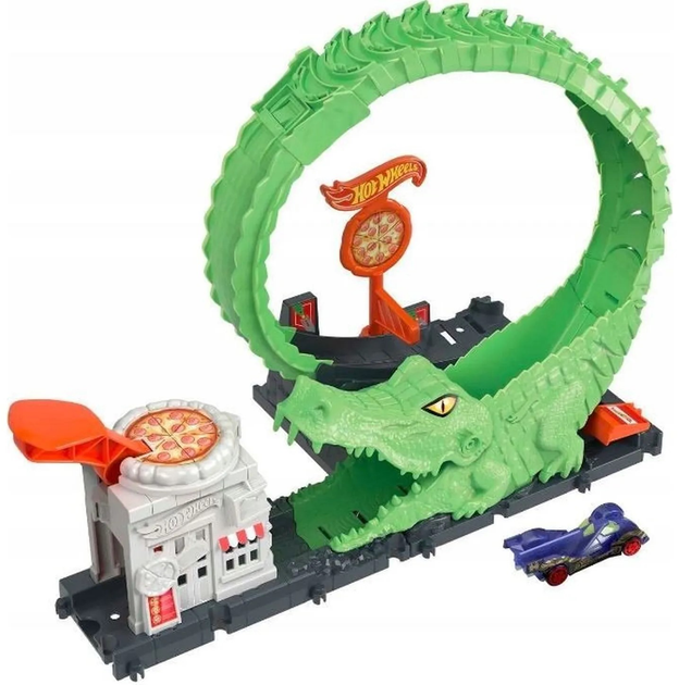 Zestaw do zabawy Hot Wheels City Pętla krokodyla HKX39 (0194735109630) - obraz 2