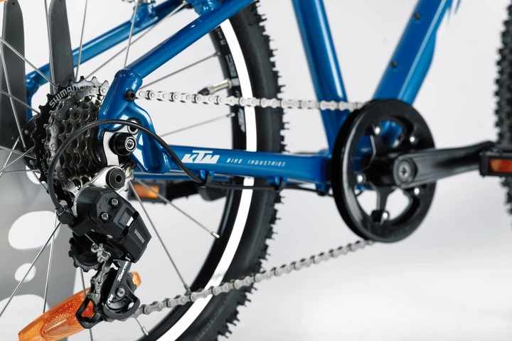 Велосипед KTM WILD CROSS 20" рама 30.5" 2022 Синий / Белый (21244130) - Фото 7 Велосипед KTM WILD CROSS 20" рама 30.5" 2022 Синий / Белый (21244130) - изображение 7