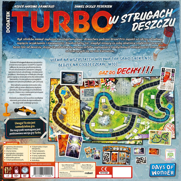 Dodatek do gry planszowej Rebel Turbo: W strugach deszczu (0824968111024) - obraz 4