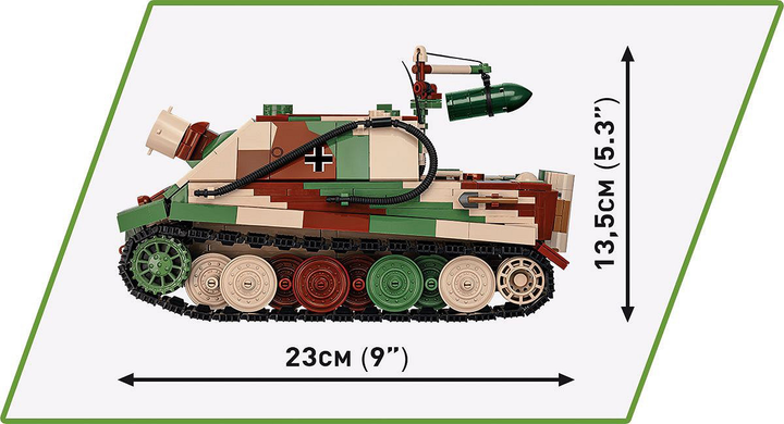 Конструктор Cobi Historical Collection WWII Sturmmorser Sturmtiger 38 см 1100 деталей (5902251025854) - зображення 3