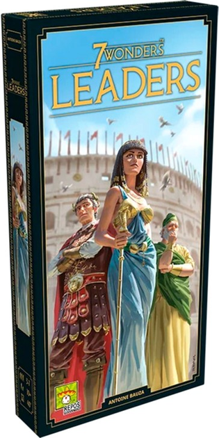Додаток до настільної гри Asmodee 7 Wonders of the World: Leaders (5425016924471) - зображення 1