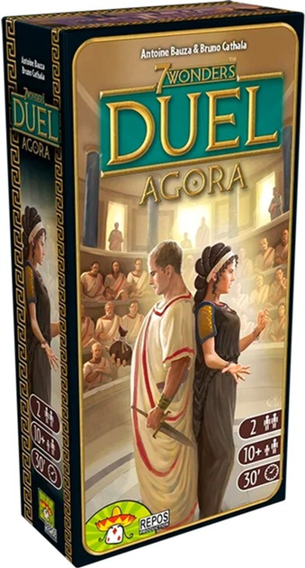 Dodatek do gry planszowej Asmodee 7 Wonders of the World: Duel Agora (5425016924846) - obraz 2