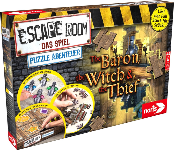 Настільна гра Noris Escape Room Puzzle the Baron the Witch & the Thief (4000826005001) - зображення 1