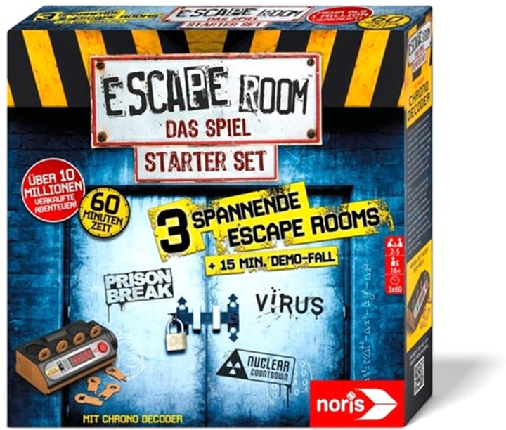 Настільна гра Noris Escape Room Starter Set (4000826005698) - зображення 2