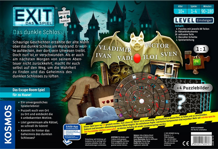 Gra planszowa Kosmos Exit The Dark Castle (4002051680787) - obraz 3