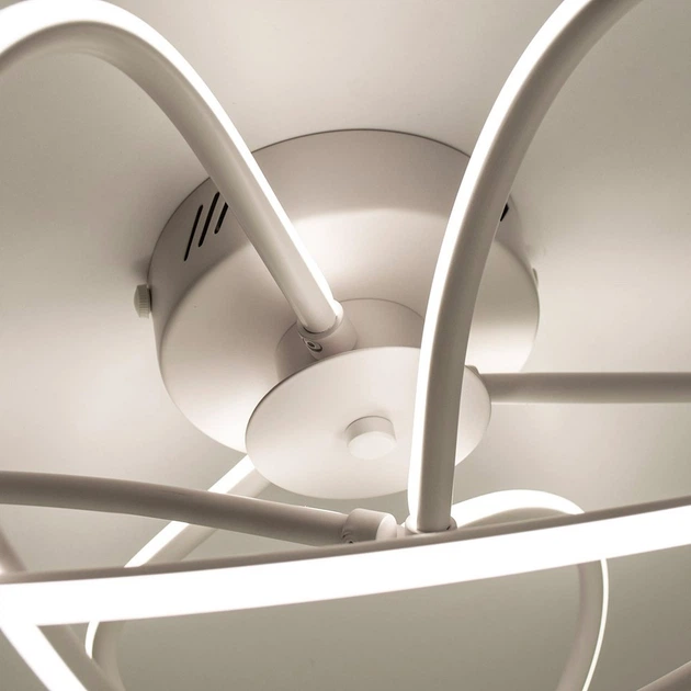Люстра світлодіодна Luminaria LIANA MONO 31406261 LED 60W R біла - зображення 4