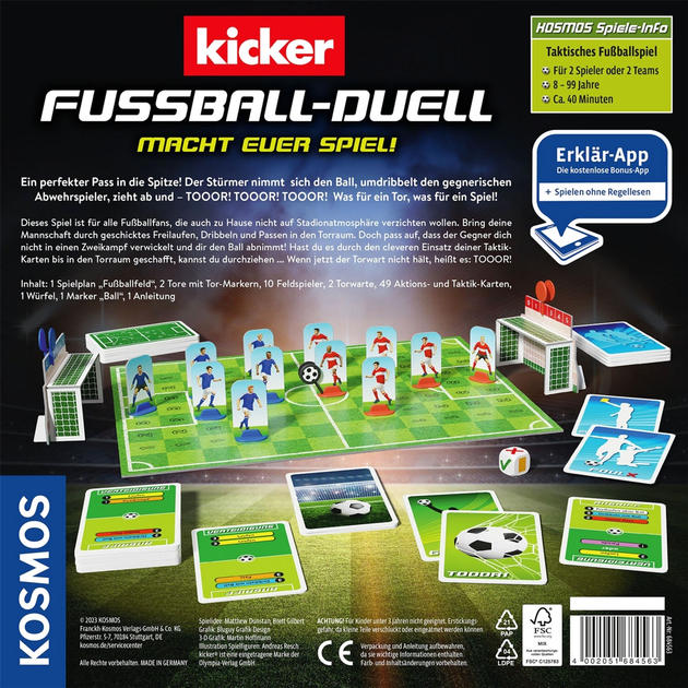 Gra planszowa Kosmos Kicker Football Duel (4002051684563) - obraz 2